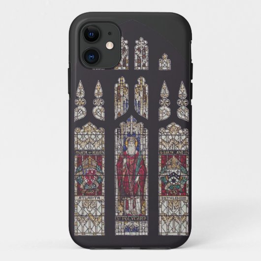 Kathedraal van Sint-Polycarpus Glas-in-loodkunst Case-Mate iPhone Case (Achterkant)