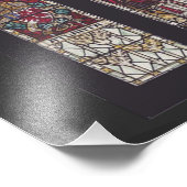 Kathedraal van Sint-Polycarpus Glas-in-loodkunst Foto Afdruk (Hoek)