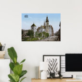 Kathedraal van St. Elizabeth in Košice Poster (Thuiskantoor)