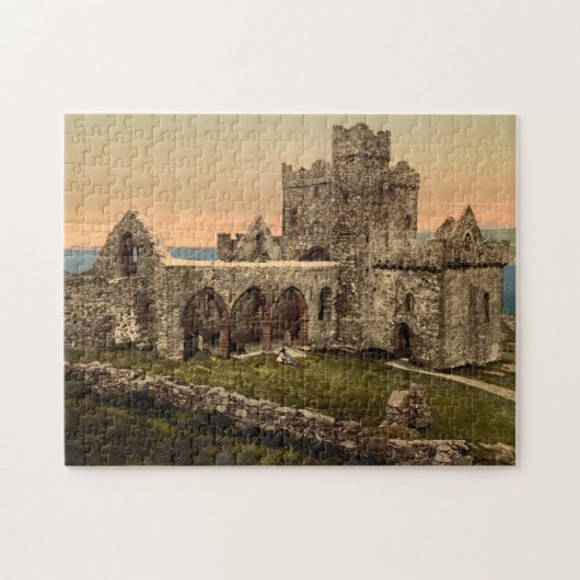 Kathedraal van St Germain, Peel, eiland Man Legpuzzel (Horizontaal)