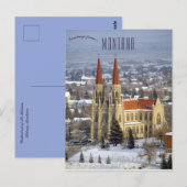 Kathedraal van St. Helena in Helena Montana Briefkaart (Voorkant / Achterkant)