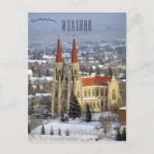 Kathedraal van St. Helena in Helena Montana Briefkaart (Voorkant)
