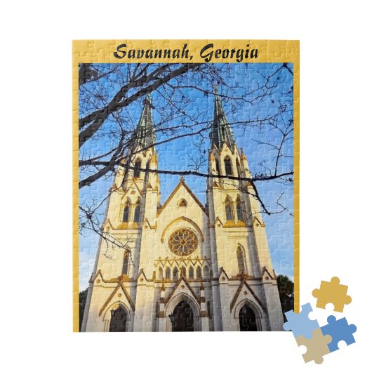 Kathedraal van St. John de Baptist Savannah Georgi Legpuzzel