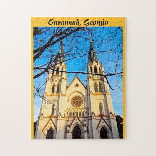 Kathedraal van St. John de Baptist Savannah Georgi Legpuzzel (Verticaal)