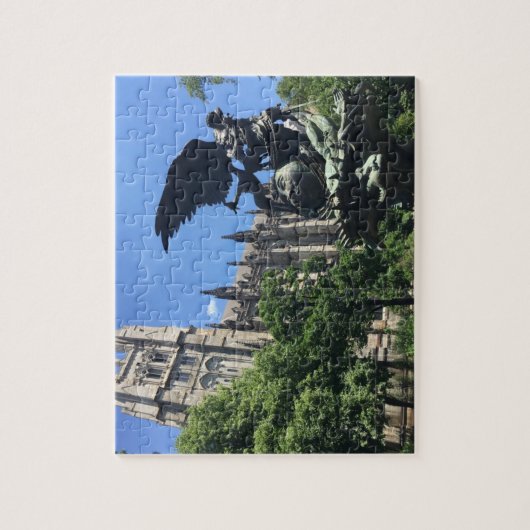 Kathedraal van St. John de Divine NYC New York Cit Legpuzzel (Verticaal)