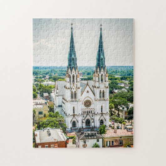 Kathedraal van St. John Savannah puzzle Legpuzzel (Verticaal)