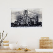 Kathedraal van St. John the Divine, NYC  Poster (Keuken)