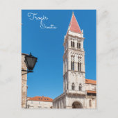Kathedraal van St. Laurens toren inTrogir - Kroati Briefkaart (Voorkant)