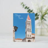 Kathedraal van St. Lawrence toren in Trogir - Kroa Briefkaart (Staand voorkant)