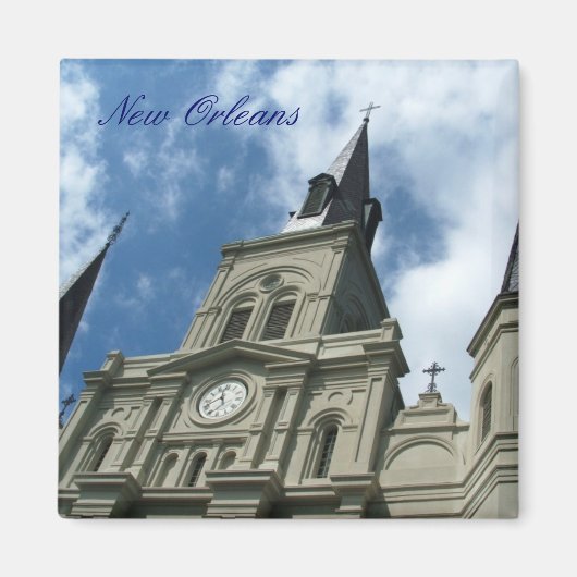 Kathedraal van St Louis in New Orleans Magneet (Voorkant)