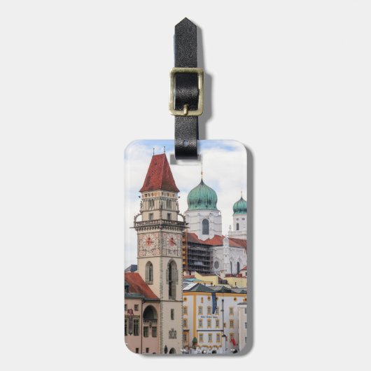 Kathedraal van St. Stephan Bagagelabel (Voorkant verticaal)