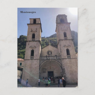 kathedraal van St. Tryphon, Kotor, Montenegro Briefkaart