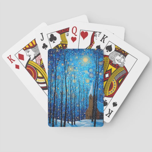 Kathedraal van sterren pokerkaarten (Achterkant)