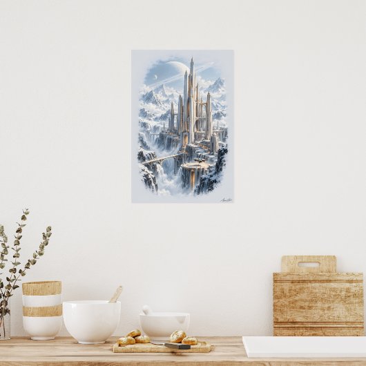Kathedraal van Stilte Poster (Keuken)