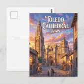 Kathedraal van Toledo Spanje Briefkaart (Voorkant / Achterkant)