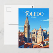 Kathedraal van Toledo Spanje Briefkaart (Voorkant / Achterkant)