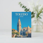 Kathedraal van Toledo Spanje Briefkaart (Staand voorkant)
