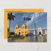 Kathedraal van Trujillo in Peru Briefkaart (Voorkant / Achterkant)