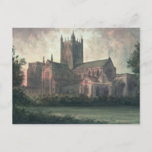 Kathedraal van Wells: uitzicht uit het zuidoosten Briefkaart