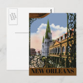 Kathedraal vanaf Balkon Briefkaart (Voorkant / Achterkant)