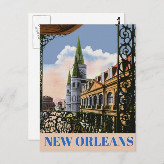 Kathedraal vanaf Balkon Briefkaart (Voorkant / Achterkant)