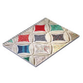 Kathedraal Venster Quilt met naald Notitieboek (Linkerzijde)