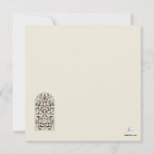 Kathedraal Venster Religieuze Uitnodiging (Achterkant)