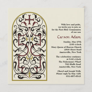 Kathedraal Venster Religieuze Uitnodiging