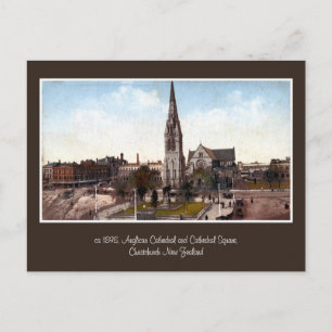 kathedraal, vierkantskerige kerkgenoot NZ Briefkaart