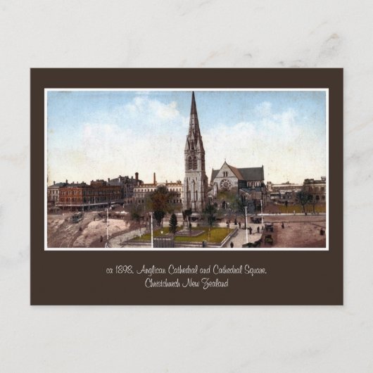  kathedraal, vierkantskerige kerkgenoot NZ Briefkaart (Voorkant)