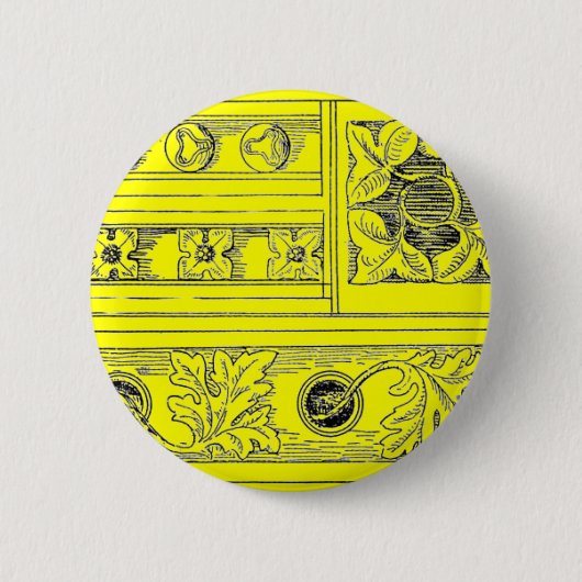 Kathedraalarchitectuur Ronde Button 5,7 Cm (Voorkant)