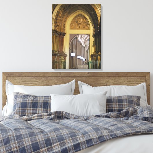 Kathedraaldeuren - Ecuador Canvas Afdruk (Insitu (Slaapkamer))