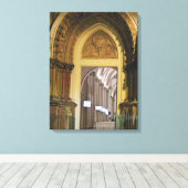 Kathedraaldeuren - Ecuador Canvas Afdruk (Insitu (Houten vloer))