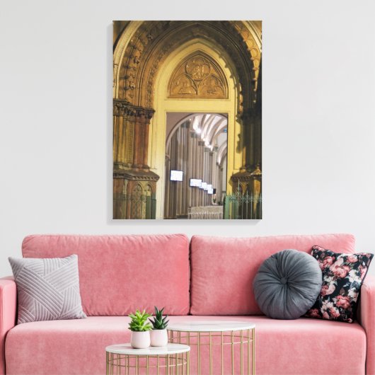 Kathedraaldeuren - Ecuador Canvas Afdruk (Insitu (Woonkamer))