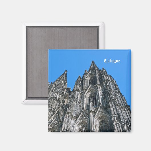 Kathedraalmagneet van Keulen Magneet (Voorkant / Achterkant)