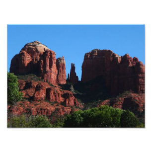 Kathedraalrots in Sedona Arizona Monument Foto Afdruk