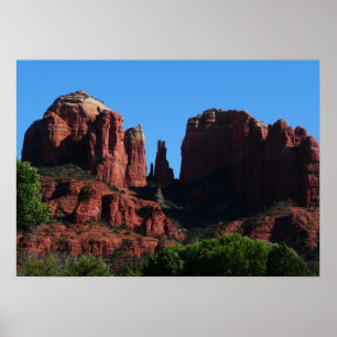 Kathedraalrots in Sedona Arizona Monument Poster