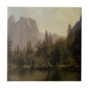 Kathedraalrotsen, Yosemite Valley Albert Bierstadt Tegeltje
