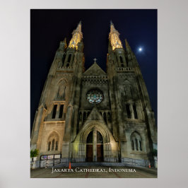 Kathedrale Katholieke Kerk Neo-Gotische Architectu Poster
