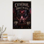 KATHEDRALE MUURPOSTER POSTER (Keuken)