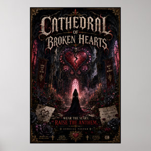 KATHEDRALE MUURPOSTER POSTER