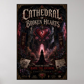 KATHEDRALE MUURPOSTER POSTER