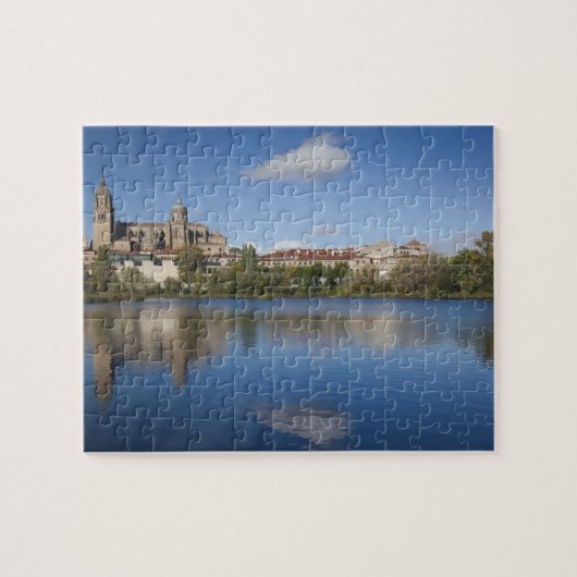 Kathedralen en stad Salamanca Legpuzzel (Horizontaal)