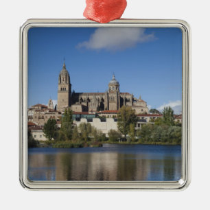 Kathedralen en stad Salamanca Metalen Ornament