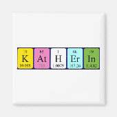 Katherin periodiek table name magnet (Voorkant)