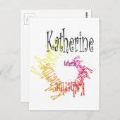 Katherine Briefkaart (Voorkant / Achterkant)