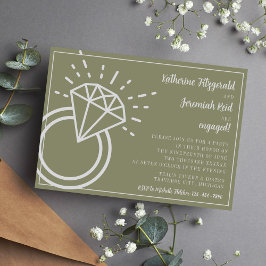 Katherine | Curated Color | Verlovingsfeest Kaart