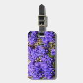 Katherine Hodgkin Irises Paarse Spring Floral Bagagelabel (Voorkant verticaal)