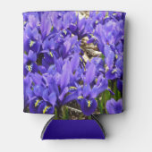 Katherine Hodgkin Irises Paarse Spring Floral Blikjeskoeler (Voorkant)