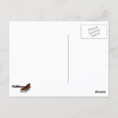 Katherine Hodgkin Irises Paarse Spring Floral Briefkaart (Achterkant)